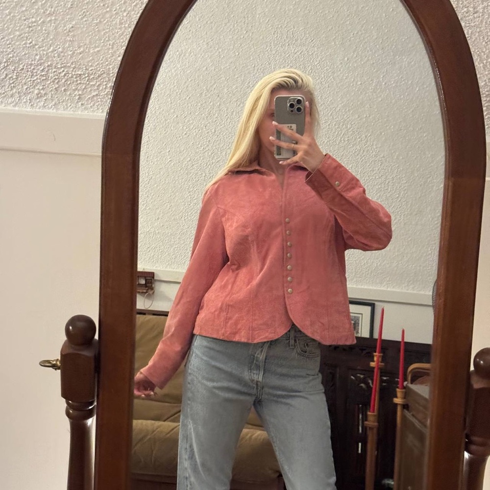 Live a Little Pink Leather Jacket